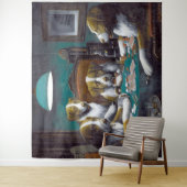 犬の遊トランプのポーカーカシアス・マルセラス・クーリッジ1894 タペストリー (インサイチュ)