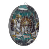 犬の遊トランプのポーカーカシアス・マルセラス・クーリッジ1894 ダーツボード (正面左)