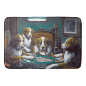 犬の遊トランプのポーカーカシアス・マルセラス・クーリッジ1894 バスマット (正面)