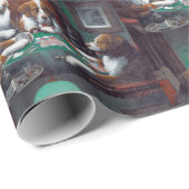 犬の遊トランプのポーカーカシアス・マルセラス・クーリッジ1894 ラッピングペーパー (ロールコーナー)