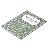 犬の適応ギフトパーソナライズされた子犬の訓練 ノートブック (左側)