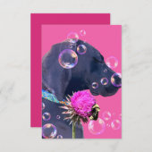 犬の里親美 サンキューカード (正面/裏面)