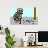 犬の鎖をはずし、情け深くしなさい ポスター (ホームオフィス)