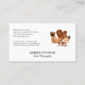 犬の集団 名刺 (正面)