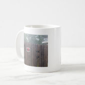 犬の雨に用心 コーヒーマグカップ (正面左)