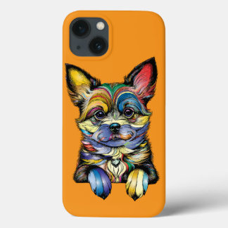犬の電話受け子供へ付け iPhone 13ケース