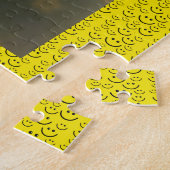 犬の電車に乗る ジグソーパズル (側面)