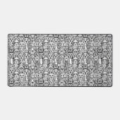 犬の頭のパターン デスクマット (正面)