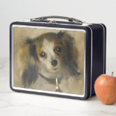 犬の頭部、1870年(キャンバスの油) メタルランチボックス (インサイチュ)