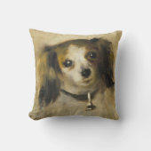 犬の頭、オーギュスト・ルノアール・アート クッション (正面)