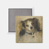 犬の頭, 1870 (キャンバス上の油) マグネット (正面/裏面)