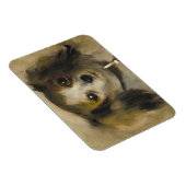 犬の頭， 1870 (キャンバス上の油) マグネット (右側)