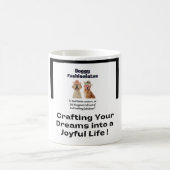 犬の顔をしたマグカップ コーヒーマグカップ (中央)