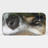 犬の顔クローズアップiPhone SE + iPhone 5/5S,かろうじて Case-Mate iPhoneケース (裏面(横))