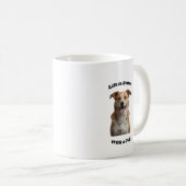 犬の飼い主ギフトマグ コーヒーマグカップ (正面右)