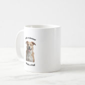 犬の飼い主ギフトマグ コーヒーマグカップ (正面左)
