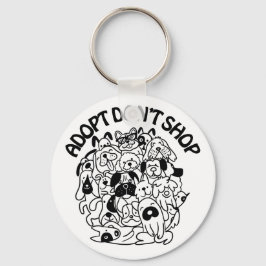 犬の養子縁組の救助キーチェーン キーホルダー