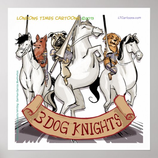 犬の騎士のポスおもしろいター ポスター (正面)