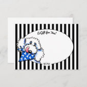 犬の骨が出た!Pet Bizギフトエンクロージャカード エンクロージャーカード (正面/裏面)