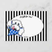 犬の骨が出た！Pet Bizギフトエンクロージャカード エンクロージャーカード (正面)