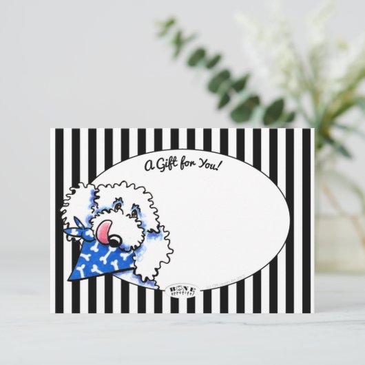 犬の骨が出た！Pet Bizギフトエンクロージャカード エンクロージャーカード (スタンド正面)