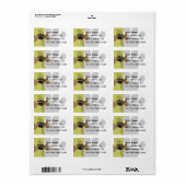 犬の骨と前脚の印刷 ラベル (フルシート)