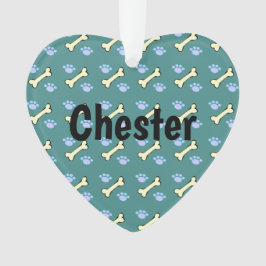 犬の骨と前足あなたの犬のオーナメント オーナメント