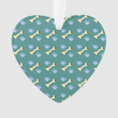 犬の骨と前足あなたの犬のオーナメント オーナメント (裏面)