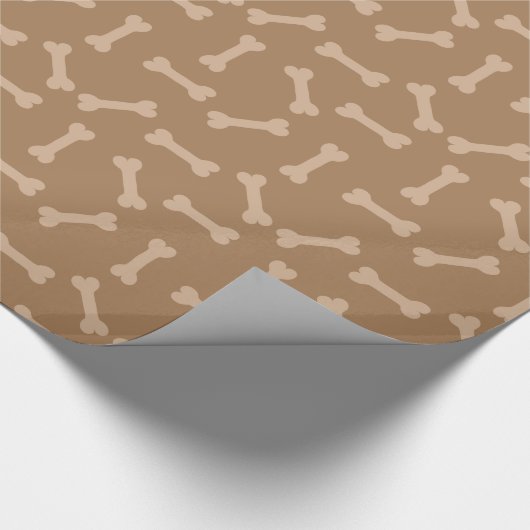 犬の骨のギフトラップキッズ&ペット誕生日 ラッピングペーパー (角)