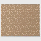 犬の骨のギフトラップキッズ&ペット誕生日 ラッピングペーパー (フラット)