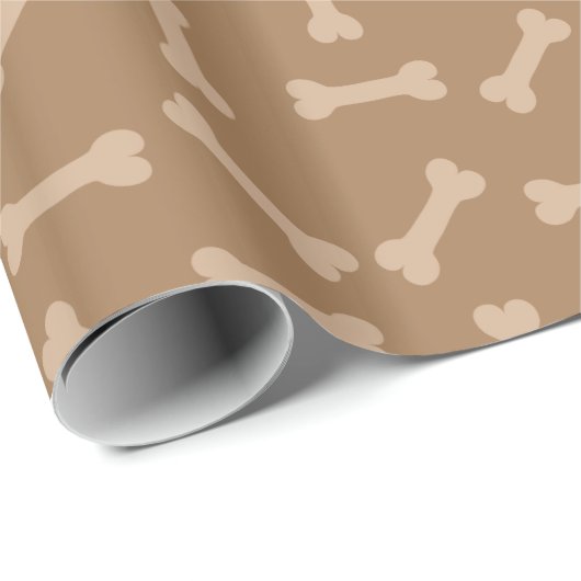 犬の骨のギフトラップキッズ&ペット誕生日 ラッピングペーパー (ロールコーナー)