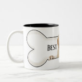 犬の骨のゴールデンレトリバー ツートーンマグカップ (左)