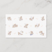 犬の骨のロゴ | 犬と骨のパターン 名刺 (裏面)