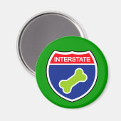 犬の骨の状態間徴候 マグネット (正面/裏面)