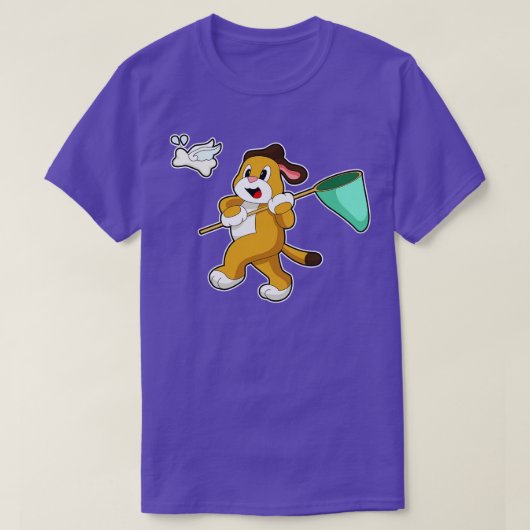 犬の骨の着床ネット Tシャツ (デザイン正面)