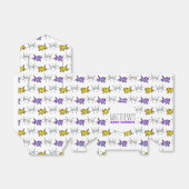 犬の骨グラフィティスタイル赤ちゃんシャワーお願いボックス1 フェイバーボックス (折り畳みなし)