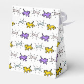 犬の骨グラフィティスタイル赤ちゃんシャワーお願いボックス1 フェイバーボックス (裏面サイド)