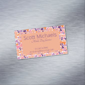 犬の骨ペットサービスビジネスカード磁石 マグネット名刺 (インサイチュ)