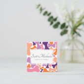 犬の骨ペットサービス スクエア名刺 (スタンド正面)