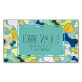 犬の骨ペットサービス マグネット名刺