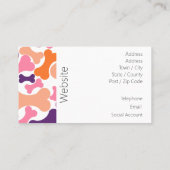 犬の骨ペットサービス 名刺 (裏面)