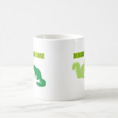 犬の骨リスに飢えている コーヒーマグカップ (中央)