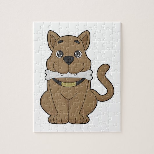 犬の骨 ジグソーパズル (縦)