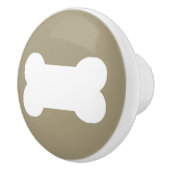 犬の骨 セラミックノブ (右)