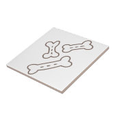 犬の骨 タイル (側面)