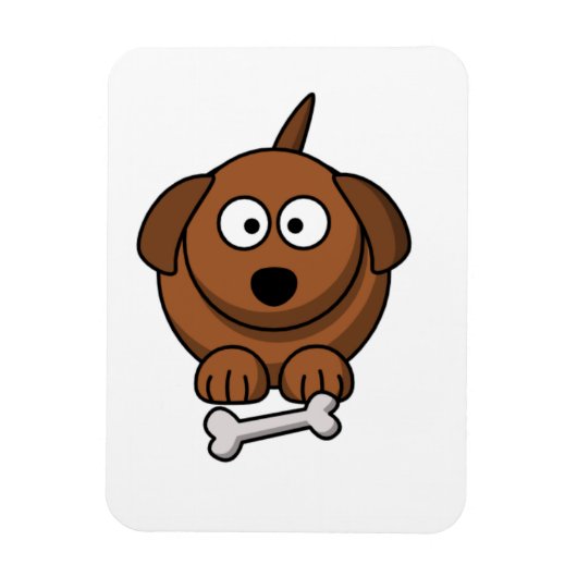 犬の骨 マグネット (縦)
