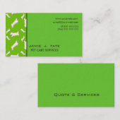 犬の骨 名刺 (正面/裏面)