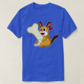 犬の骨 Tシャツ (デザイン正面)