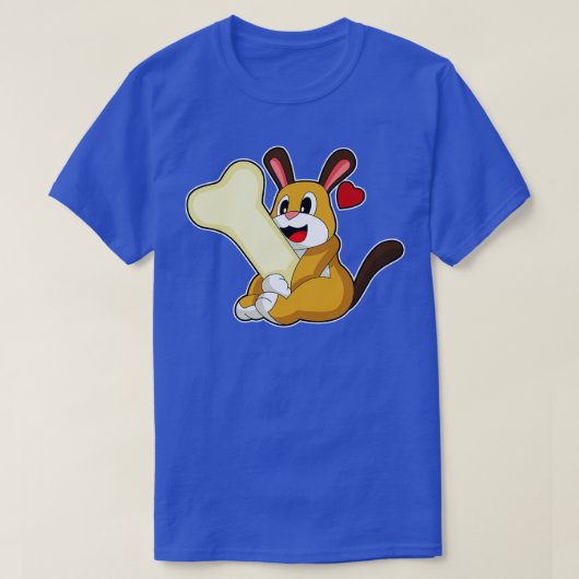犬の骨 Tシャツ (デザイン正面)