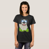 犬の骨 Tシャツ (正面フル)